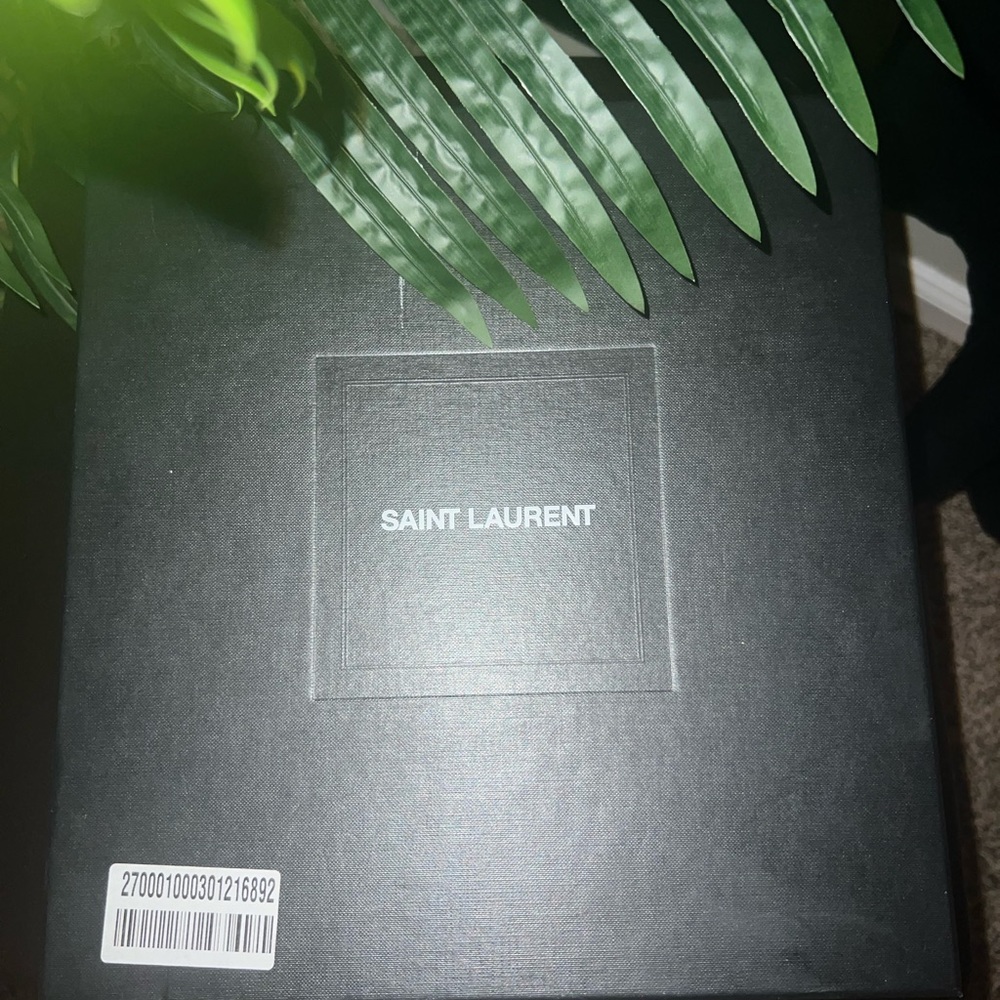 Brand New. YSL iconic Black & Gold Heels